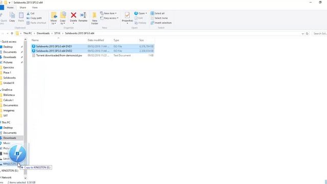 Solidworks 2015 #4: Almacenar ISO en USB смотреть онлайн
