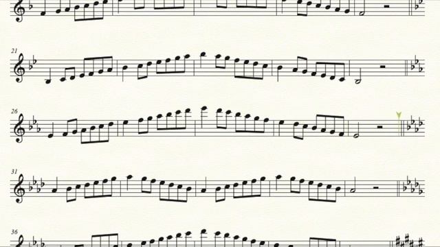 Tenor Saxophone Multiple Octave Major Scales with full band accompaniment смотреть онлайн