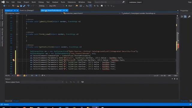 How to use Visual Studio windows forms with stored procedure SQL (Language DK) смотреть онлайн