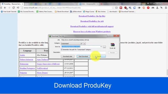 How to Find Your Windows or Office Product/ID Key with ProduKey (Freeware) смотреть онлайн