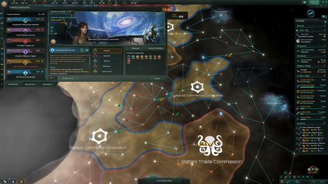 Stellaris: Federations - The Galactic Commerce Corporation - Episode 9 смотреть онлайн