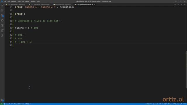 Python Curso V2: 147 Operador a Nivel de Bits (Bitwise) not смотреть онлайн