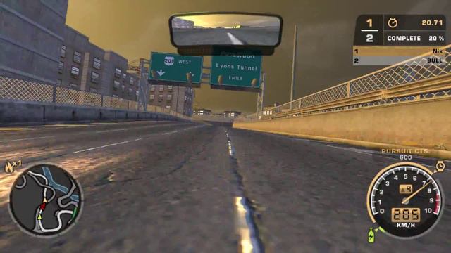 Need for Speed Most Wanted (2005) - Prologue [1080p Bumper Camera] смотреть онлайн