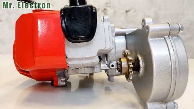 49cc Pull Start Mini Moto Dirt Bike Engine Review смотреть онлайн