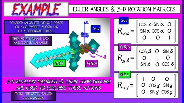 CalcBLUE 1 : Ch. 14.4 : Euler Angles & Rotation Matrices смотреть онлайн