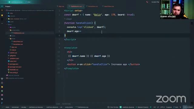Занятие 4. Vue (работа с сетью, получение информации от backend'a). 27.09.2023 смотреть онлайн