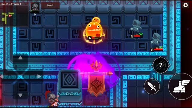 Guardian Tales - Heavenhold Tower 4 (no sounds) weapon skill at the end of video смотреть онлайн