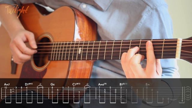 Twilight (황혼) - Kotaro Oshio [기타 Cover + TAB l Fingerstyle Guitar] смотреть онлайн