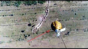 Сброс гранат с коптера на головы ВСУ в Павловке.