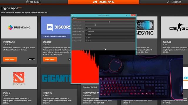 SteelSeries Engine: Audio Visualizer