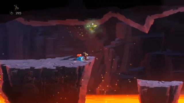 Rayman Legends - Часть 27.Геройская гонка с лавой смотреть онлайн