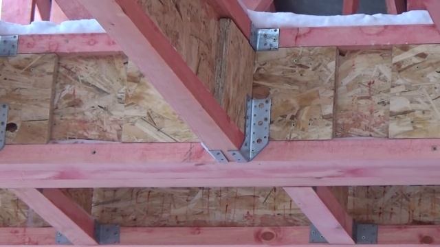 Деревянные двутавровые балки в каркасном доме. Узлы. Стоимость каркасного дома. смотреть онлайн