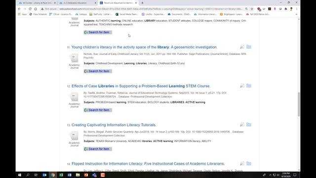 Education: searching for journal articles смотреть онлайн