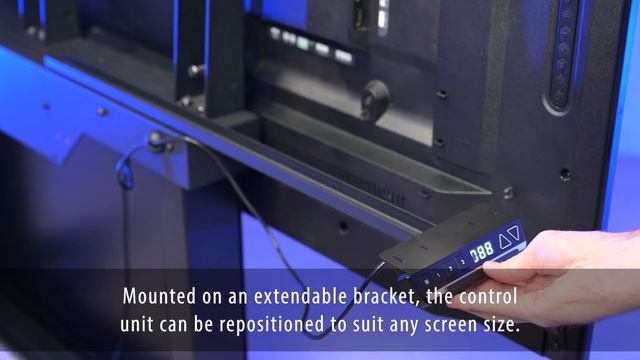 B-Tech AV Mounts BT8568 - Motorised Height Adjustable Flat Screen Trolley