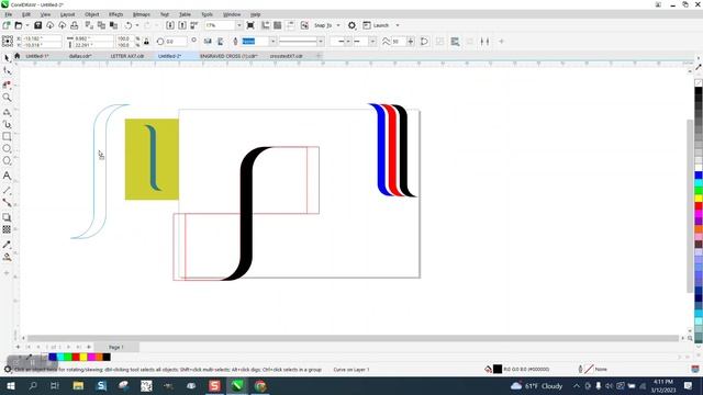 Corel Draw Tips & Tricks Draw this shape starting with a SQUARE part 2 смотреть онлайн