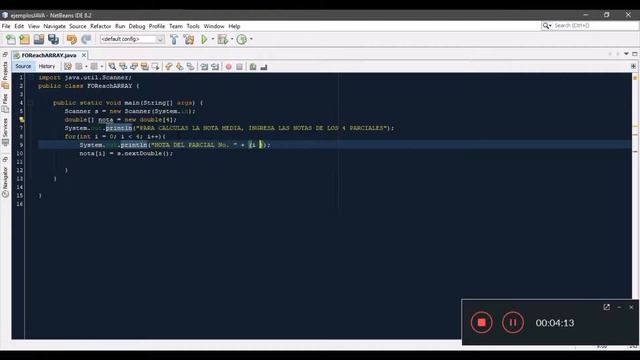 FOREACH Y ARRAYS | JAVA смотреть онлайн