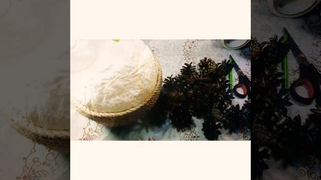 DIY. Воздушный шарик, папье-маше, джут и настоящие шишки еловые! Чудо копилка готова! смотреть онлайн