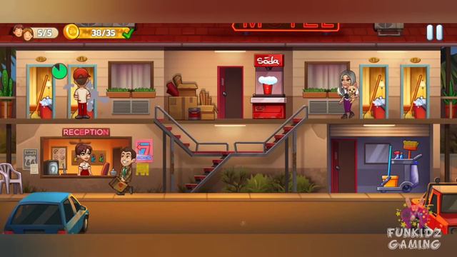 Doorman story game - Hotel team tycoon | all levels walkthrough смотреть онлайн