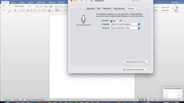 Write with your voice using Microsoft Word in Mac (Dictation) смотреть онлайн