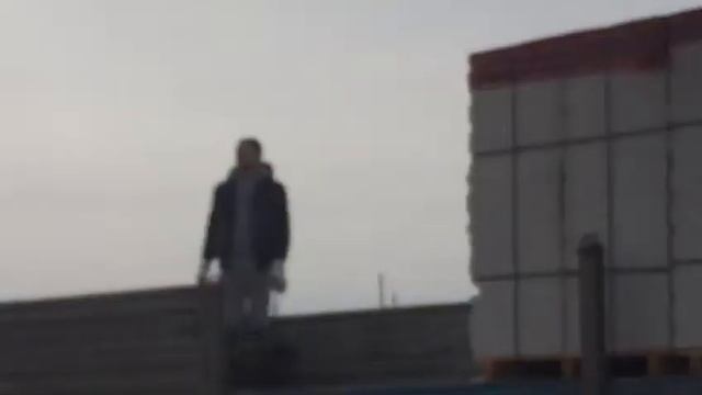 Разгрузка газобетонных блоков 