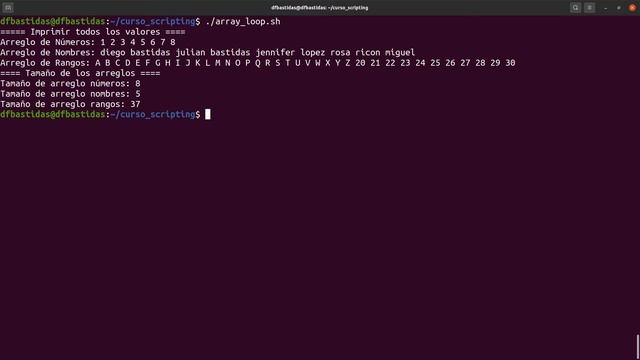 Curso de Scripting BASH SHELL - ARREGLOS Y CICLOS смотреть онлайн