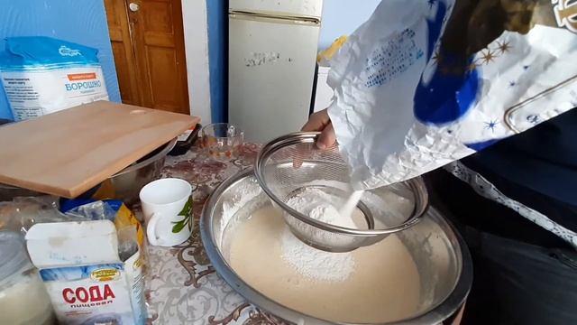 Тэбикмэк ,как я их готовлю. Блины с манкой. смотреть онлайн