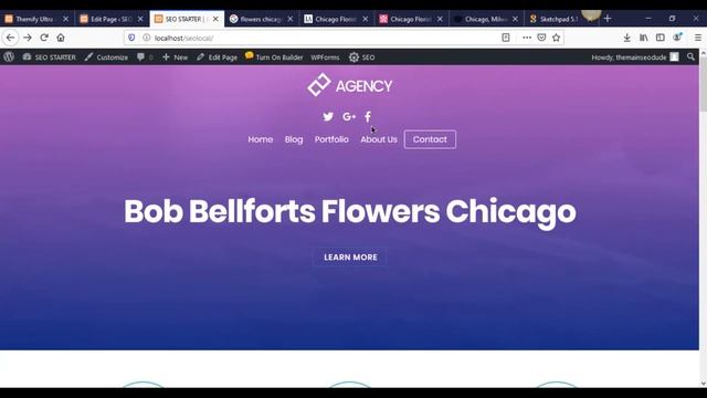 WordPress Themify Ultra Getting Started - WordPress Business Website Tutorial [part 4] смотреть онлайн