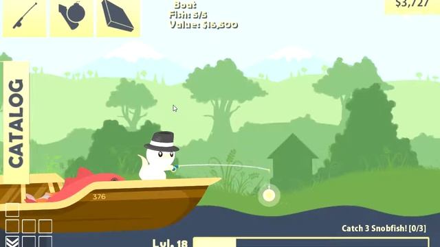 Баг в Cat Goes Fishing смотреть онлайн