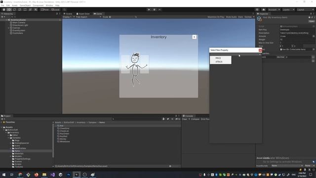 Unity. Bz Inventory System Overview смотреть онлайн