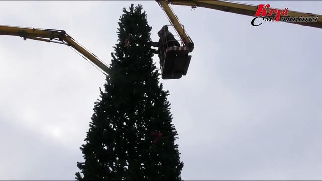 Город Смолевичи готовится к Новогодним праздникам смотреть онлайн