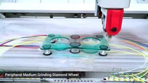 Обработка столешницы из стекла на станке с ЧПУ Intermac Master