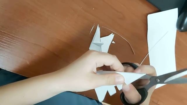 Как сделать снежинку из листа А4 смотреть онлайн