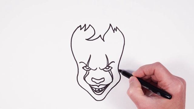 How to Draw Pennywise Easy | Halloween Drawings смотреть онлайн