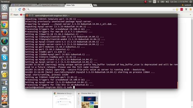 Install Apache PHP Mysql on ubuntu 14.04 LTS смотреть онлайн