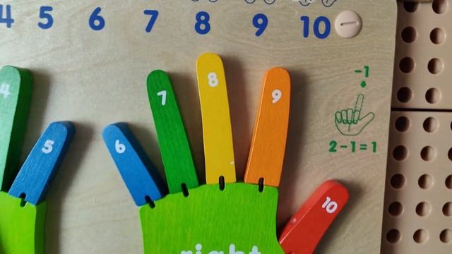 Развивающая панель "Считаем пальцы" Артикул: ME09524 смотреть онлайн