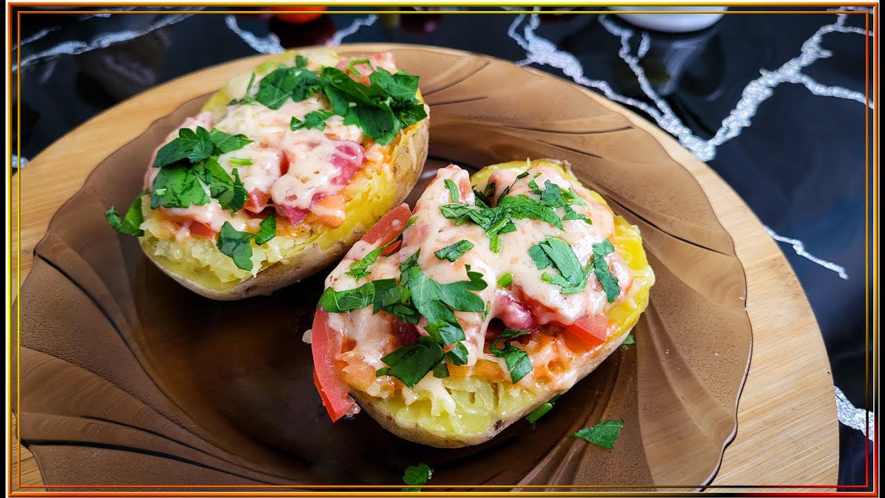 Обалденные картофельные мини-пиццы! Пара картофелин,  20 минут  и ужин готов!