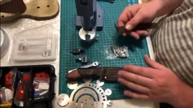 Очередной проект - ножны для ножа , процесс изготовления шлейки смотреть онлайн