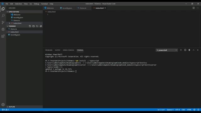 TypeScript - Setup and Execution in Chrome смотреть онлайн