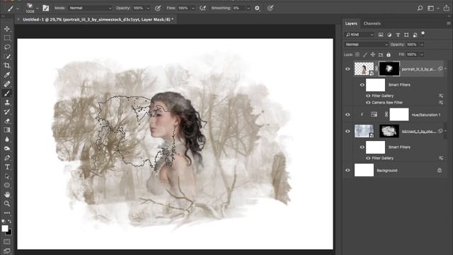 How to Create Soft Watercolor Effect in Photoshop смотреть онлайн