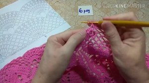 Юбка крючком.Из кокетки вяжем юбку.