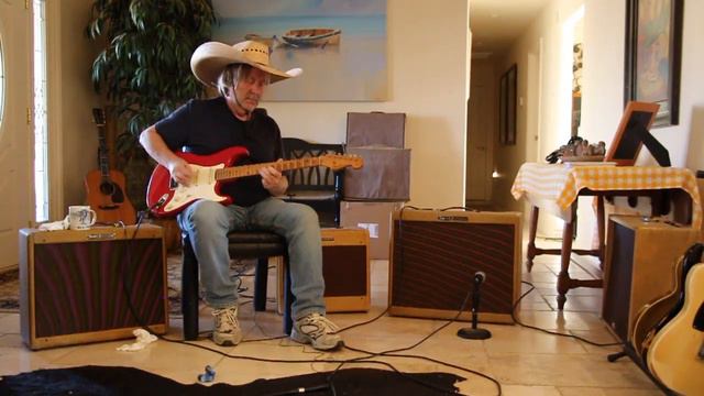 1957 Fender Low Powered Twin with a 1957 Fender Stratocaster смотреть онлайн