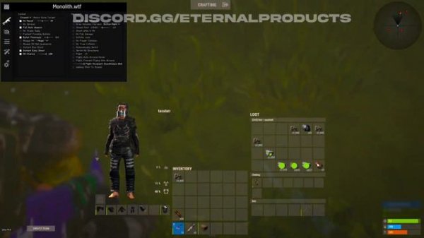 HOW A 10,000 HOUR CHEATER PLAY RUST FT. Tacularr | MONOLITH.WTF