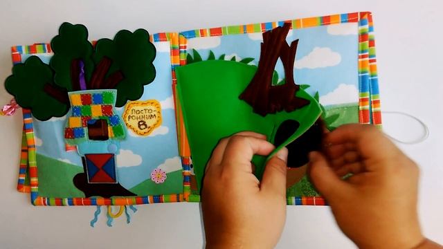 Книжка 6 "#Винни Пух"/ #Quiet_book 6 Winnie the #Pooh смотреть онлайн