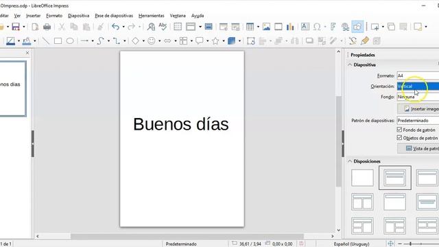 1er. clase Libre Office Impress смотреть онлайн