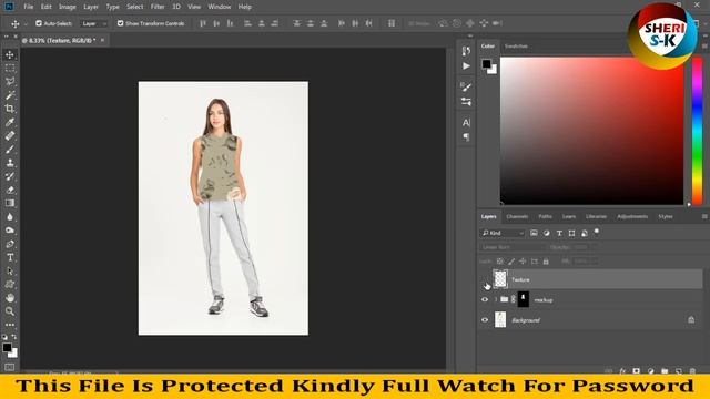 Female Sport T-Shirt Mockup Templates Free Download For Photoshop |Urdu Hindi| |Photoshop Tutorial|