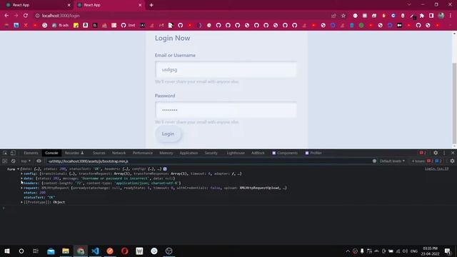 React App tutorial - Login api service call - using axios - Todo App tutorial in hindi #4 смотреть онлайн