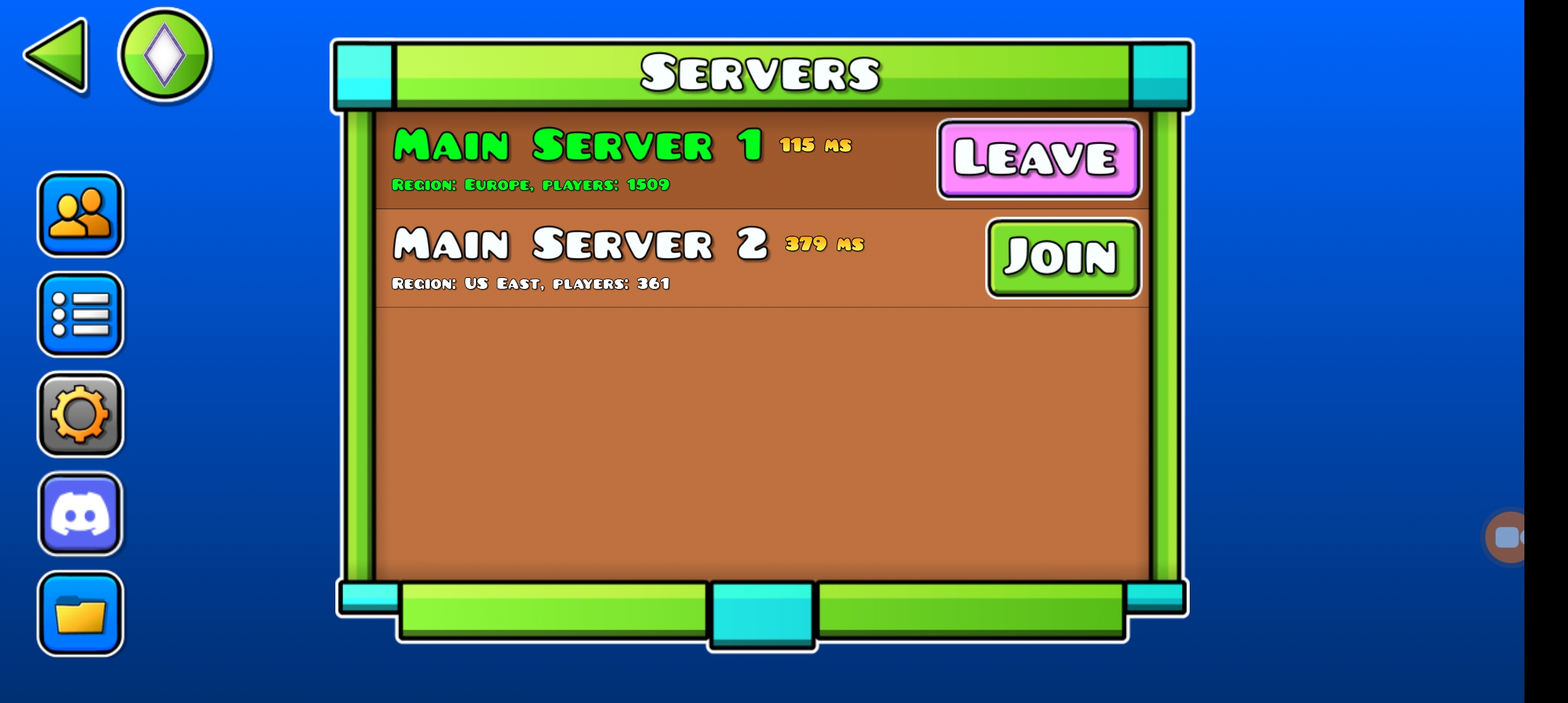 Мультиплеер в Geometry Dash