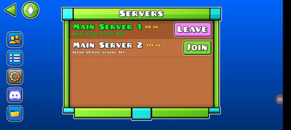 Мультиплеер в Geometry Dash