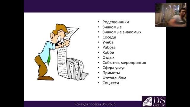 Список знакомых  Зачем он нужен и как его составлять