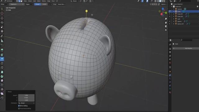 #TUTORIAL - #valentine #piggy #bank with #3d #blender #model #realtime смотреть онлайн